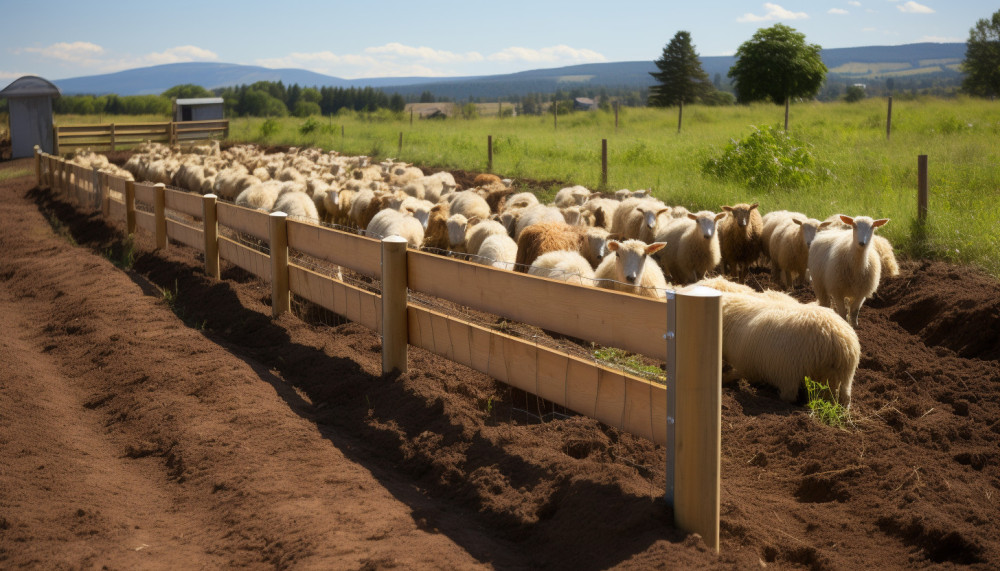 Comment faire un enclos pour moutons ou chèvres autour d'un pâturage ?